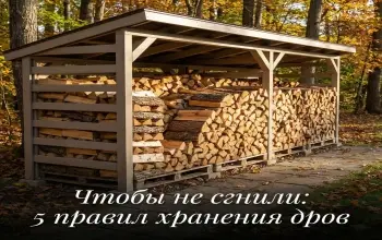 Чистое стекло и ровное пламя: дрова для камина