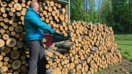 Заготовка дров в Одинцове